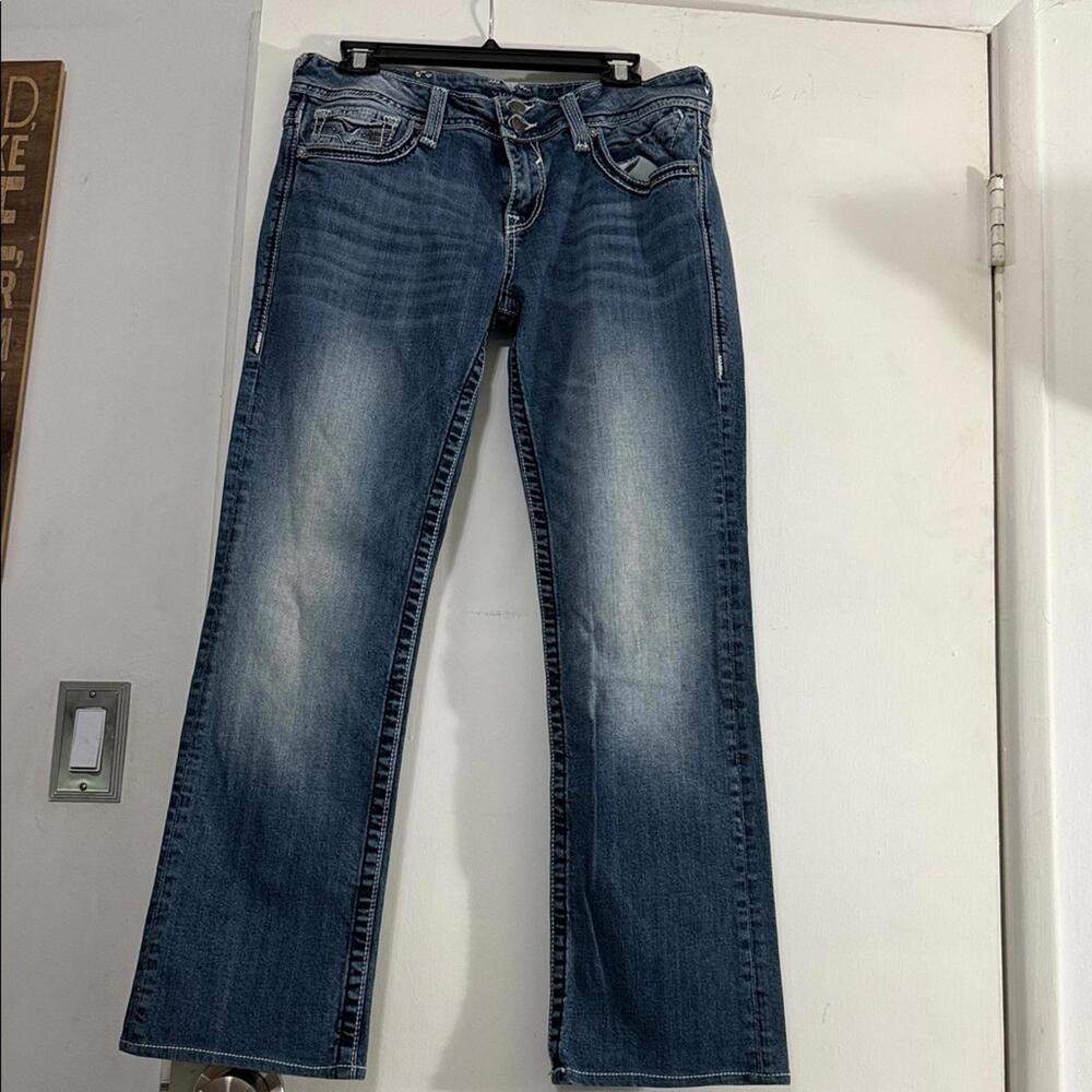 Vigoss Women's Boot Cut Jeans in Classic Blue
